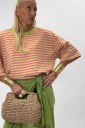 maglia over manica 3/4 mocha